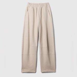 GAP Heavyweight French Terry Barrel Sweatpants - Moonstone Beige - XXL